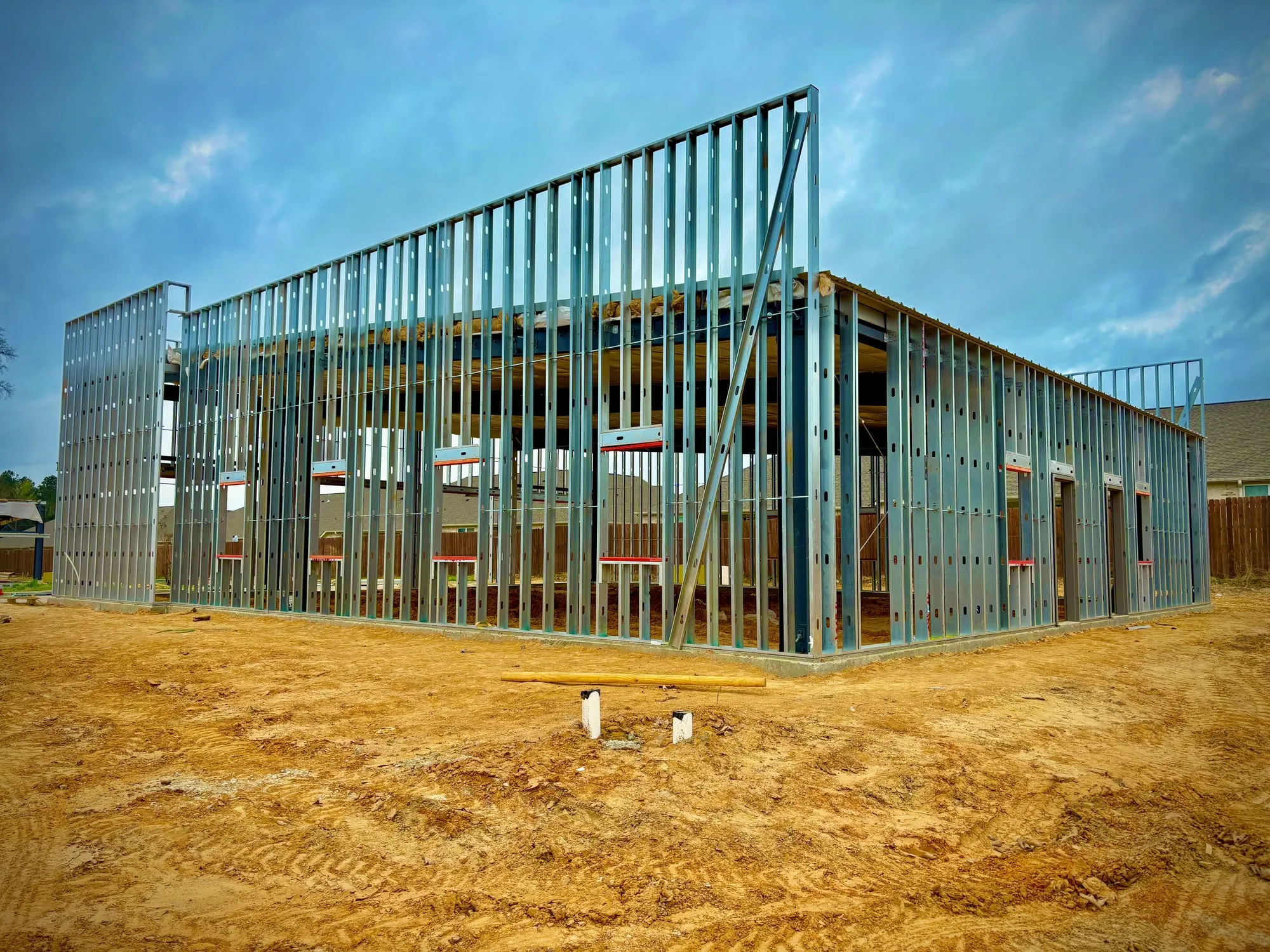 Commercial framing and exterior work by Premier Drywall in Tyler, Texas